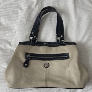 Coach Elegant Cream and Black Women's Handbag